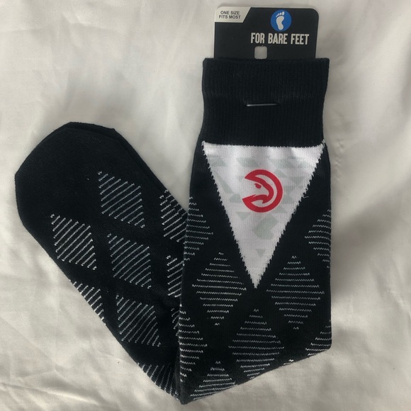 Atlanta Hawks Long Socks Dashed Diamonds One Size NBA Badketball - Picture 1 of 2